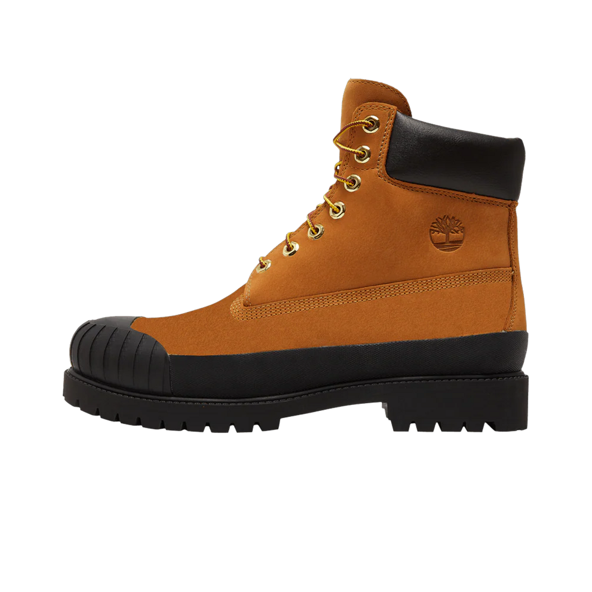Timberland 6" Premium Boot Rubber Toe Wheat Black