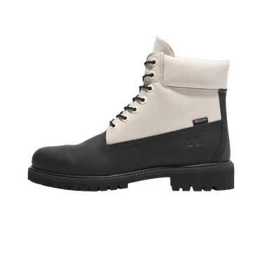 Timberland 6" Ski School Premium Waterproof Boot Black Helcor Leather White - TB0A5YQW-015 - View 1 | Next Step