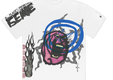 Travis Scott Cactus Jack For Fragment Sunrise T-Shirt White - travis-scott-cactus-jack-for-fragment-sunrise-tee-white - View 1 | Next Step