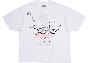 Travis Scott Cactus Jack x Sp5der Days Before Rodeo II T-Shirt White - travis-scott-cactus-jack-x-sp5der-days-before-rodeo-ii-tee-white - View 1 | Next Step