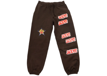 Travis Scott Road to Utopia Las Vegas Jackpot Sweatpants Brown Next Step
