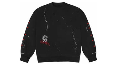 Travis Scott Stitched Crewneck Black | Next Step