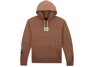 Travis Scott x Air Jordan Flight Graphic Hoodie Archaeo Brown - DO4093-256 - View 1 | Next Step