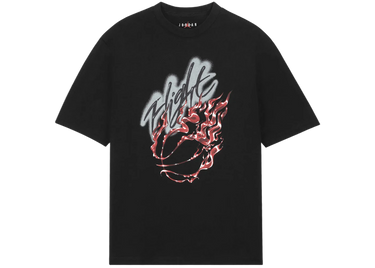 Travis Scott x Air Jordan Flight Graphic T-Shirt Black - DO4101-010 - View 1 | Next Step