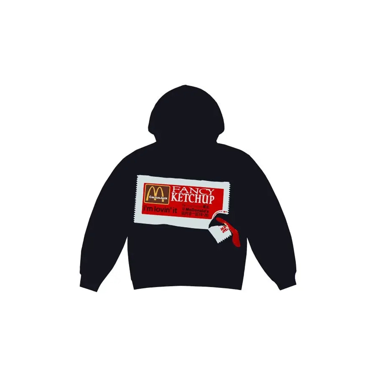 Travis Scott x CPFM 4 CJ Ketchup Hoodie Black