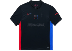 Travis Scott x FC Barcelona 2024/25 Match Away Cactus Jack Jersey Black