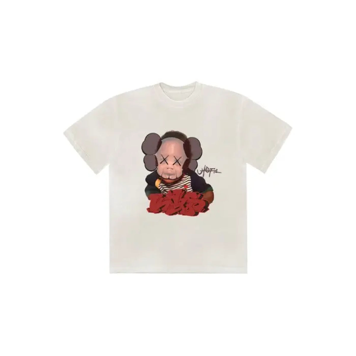 Travis Scott x KAWS Utopia I Tee White