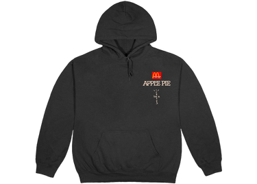Travis Scott x McDonald's Apple Pie Hoodie Washed Black - travis-scott-x-mcdonalds-apple-pie-hoodie-washed-black - View 1 | Next Step