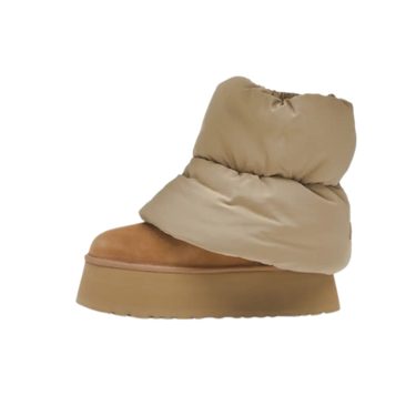 UGG Classic Mini Dipper Puffer Boot Amphora Chestnut - 1158275-AHS - View 1 | Next Step
