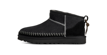 UGG Classic Ultra Mini Biarritz Boot Black - 1171538-BLK - View 1 | Next Step