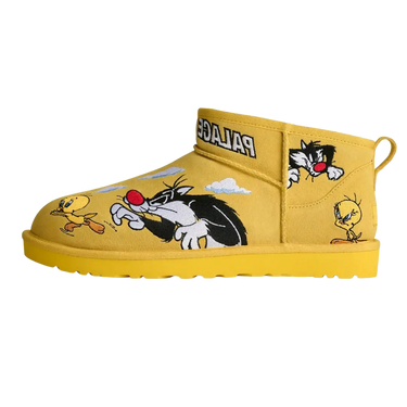 UGG Classic Ultra Mini Boot Palace x Looney Tunes Yellow - 1181891-YEL - View 1 | Next Step