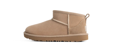UGG Classic Ultra Mini Boot Sand (Kids) - 1130750K-SAN - View 1 | Next Step