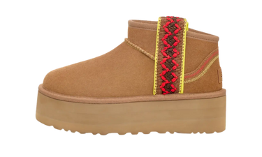 UGG Classic Ultra Mini Braid Boot Chestnut - 1138491-CHE - View 1 | Next Step
