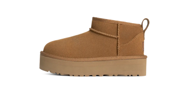 UGG Classic Ultra Mini Platform Boot Chestnut (Kids) - 1157791K-CHE - View 1 | Next Step