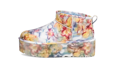 UGG Classic Ultra Mini Platform Boot Collina Strada Light Blue Floral - 1170171-LLF - View 1 | Next Step