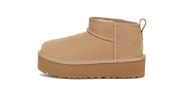 UGG Classic Ultra Mini Platform Boot Sand (Kids) - 1157791K-SAN - View 1 | Next Step