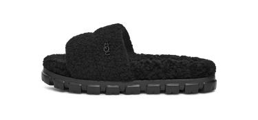 UGG Cozetta Curly Slide Black - 1130838-BLK - View 1 | Next Step
