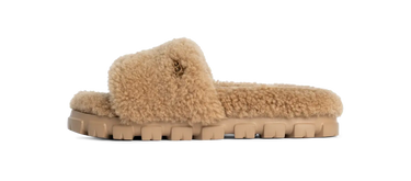 UGG Cozetta Curly Slide Chestnut - 1130838-CHE - View 1 | Next Step