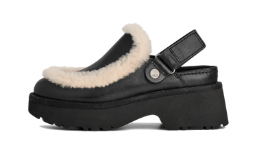 UGG Esmee Leather Clog Black - 1171507-BLK - View 1 | Next Step