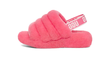 UGG Fluff Yeah Slide Pink Rose - 1095119-PKRS - View 1 | Next Step