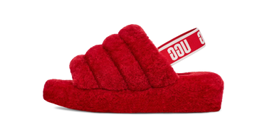 UGG Fluff Yeah Slide Ribbon Red - 1095119-RBRD - View 1 | Next Step