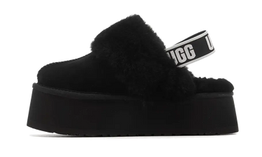 UGG Funkette Slipper Black - 1113474-BLK - View 1 | Next Step