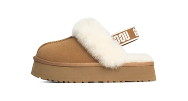 UGG Funkette Slipper Chestnut (Kids) - 1130395K-CHE - View 1 | Next Step