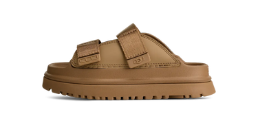 UGG GoldenGlow Slide Dark Sand (Kids) - 1166513K-DND - View 1 | Next Step