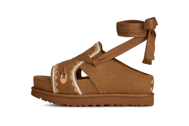 UGG Goldenstar Hi Artistitch Slide Chestnut Multi - 1175133-CHMU - View 1 | Next Step