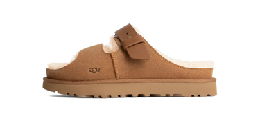 UGG Greenport Strap Slide Chestnut - 1167611-CHE - View 1 | Next Step