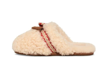 UGG Maxi Curly Sister Slide Natural - 1158356-NAT - View 1 | Next Step