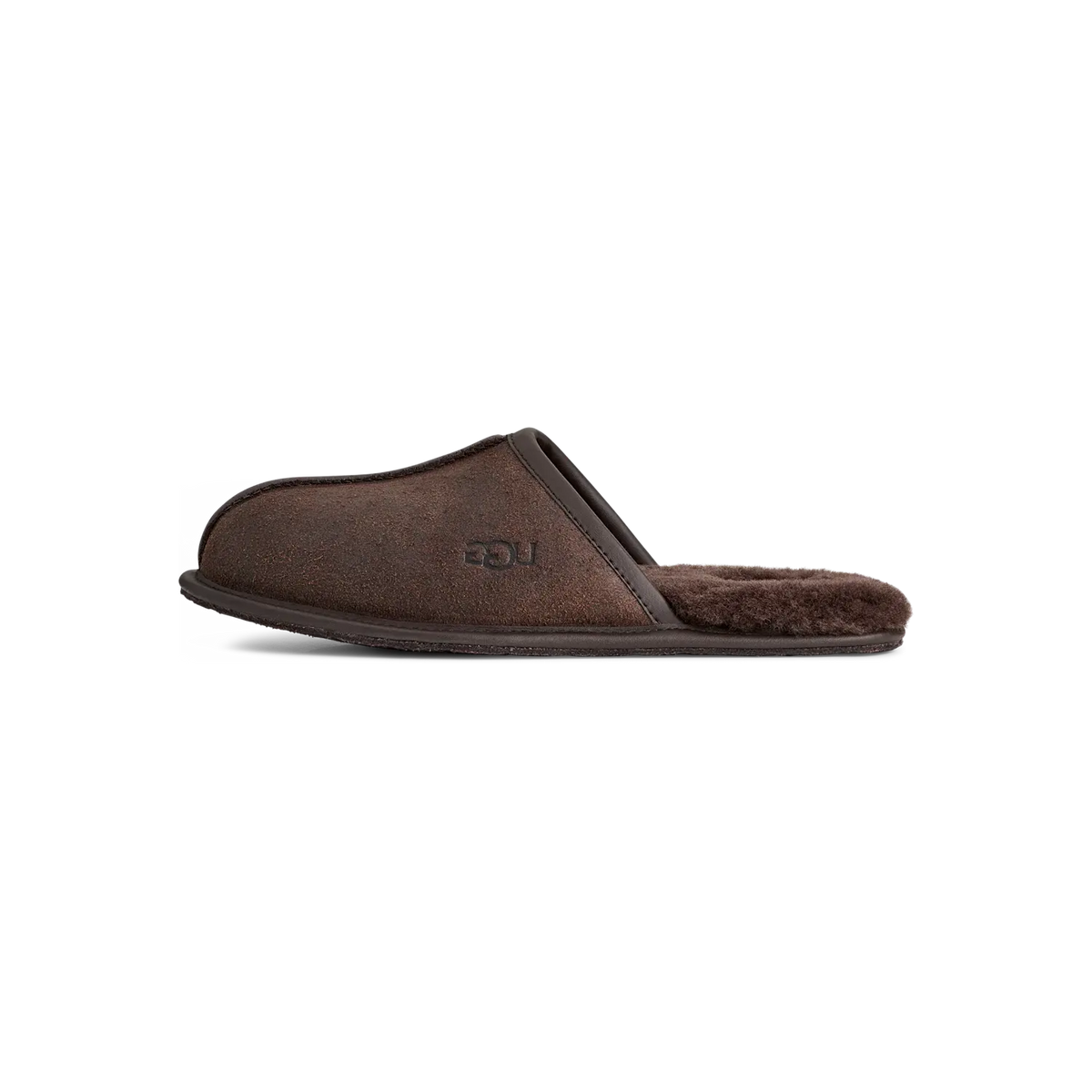 UGG Scuff Leather Distressed Slipper Dusted Cocoa