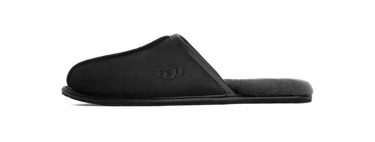 UGG Scuff Leather Slipper Black | Next Step