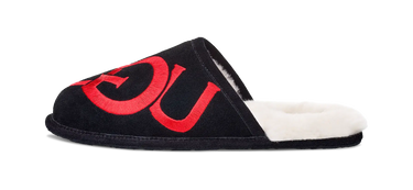 UGG Scuff Logo Slipper Black Red - 1101324-BLK - View 1 | Next Step