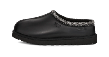 UGG Tasman LTHR Regen Slipper Black | Next Step