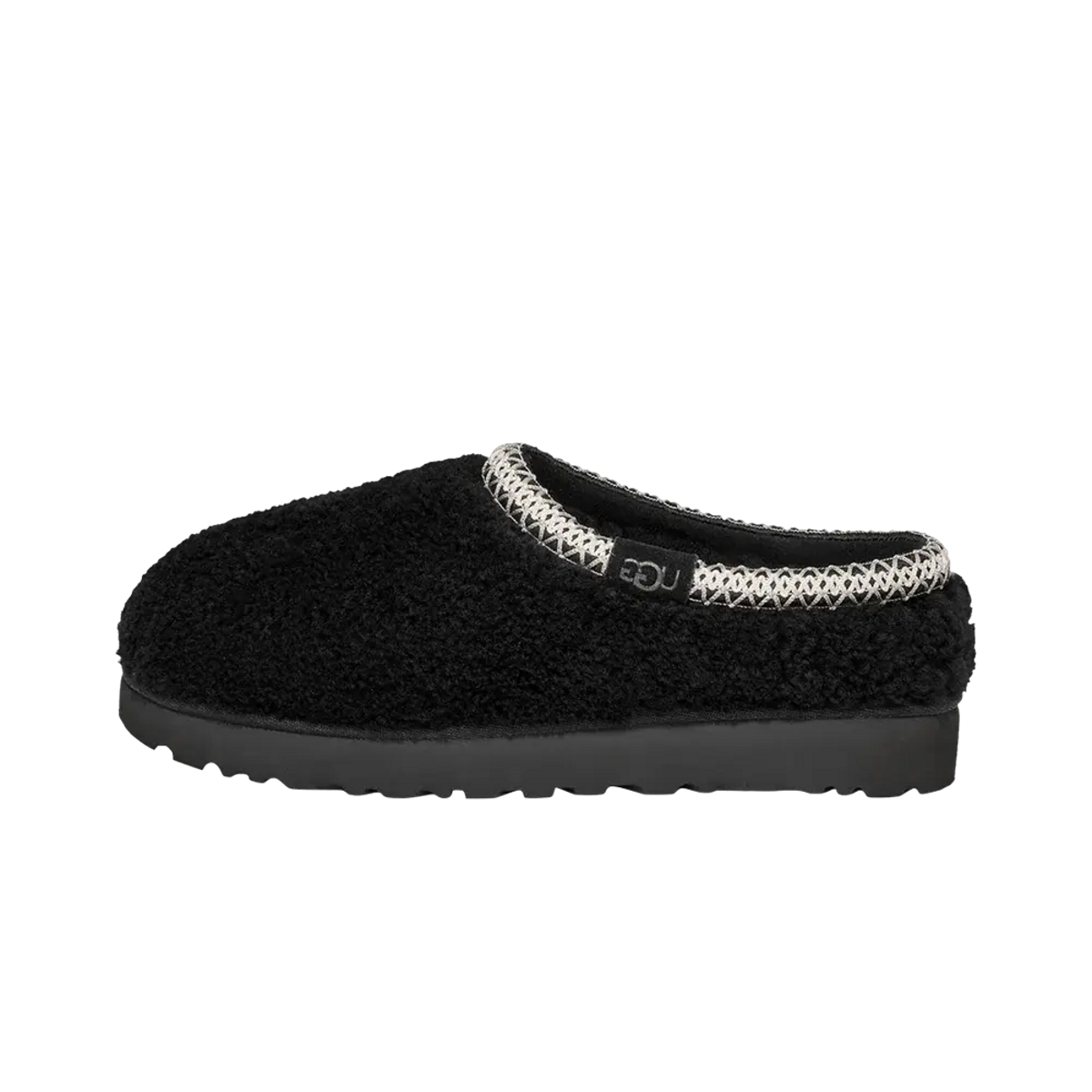 UGG Tasman Maxi Curly Slipper Black (Women's)