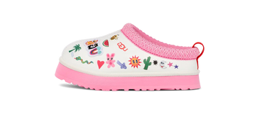 UGG Tazz Slipper Humberto Cruz Pop Sketch (Kids) - 1154433K-WHT - View 1 | Next Step