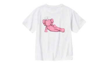 Uniqlo T-Shirt KAWS Pink Graphic - FW21 - View 1 | Next Step