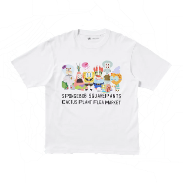 Uniqlo x CPFM Spongebob Squarepants UT Graphic II T-shirt White - 474451 - View 1 | Next Step