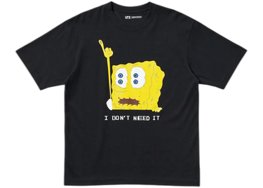Uniqlo x CPFM Spongebob Squarepants UT Graphic T-Shirt Black - 477915 - View 1 | Next Step