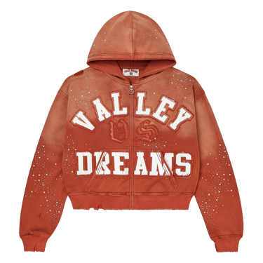 Vale Forever Classico Zip Up Hoodie Orange - vale-forever-classico-zip-up-hoodie-orange - View 1 | Next Step