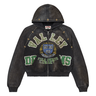 Vale Forever Gem Zip Up Hoodie Black - vale-forever-gem-zip-up-hoodie-black - View 1 | Next Step
