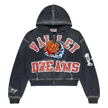 Vale Forever Sunny Zip Up Hoodie - vale-forever-sunny-zip-up-hoodie-black - View 1 | Next Step