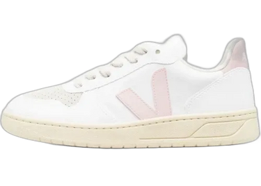 Veja V-12 Leather White Pink - VX0703131 - View 1 | Next Step