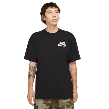 Nike SB Logo Skate T-Shirt Black/White