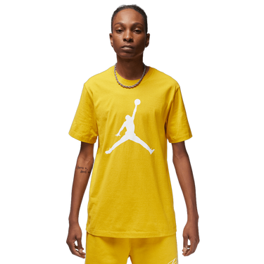 Air Jordan Jumpman Men's T-Shirt Yellow Ochre/White