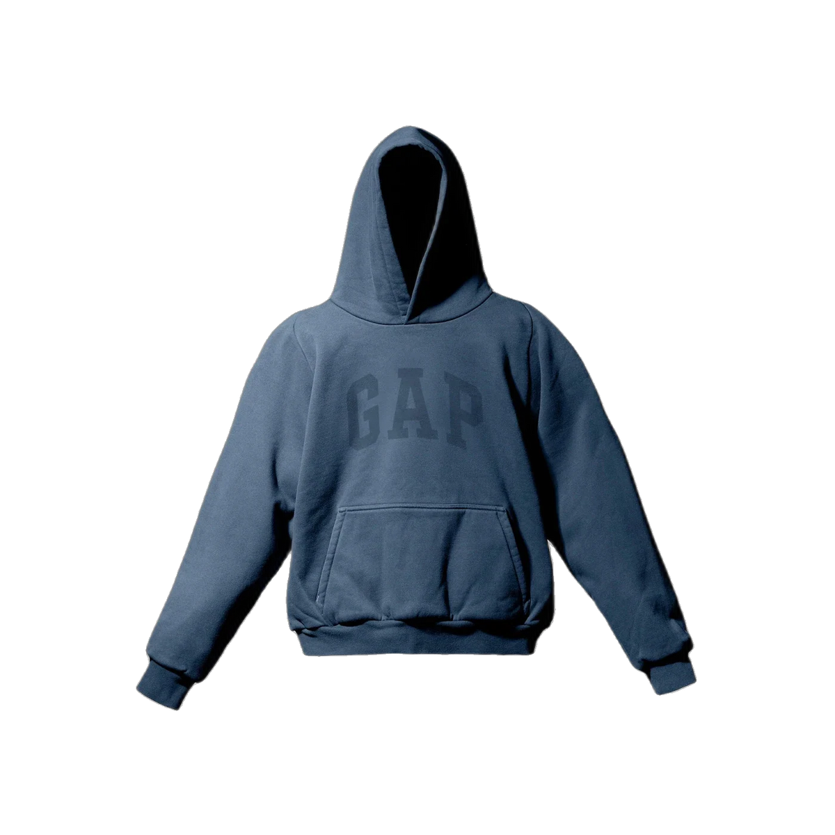 Yeezy Gap Dove Shrunken Hoodie Dark Blue