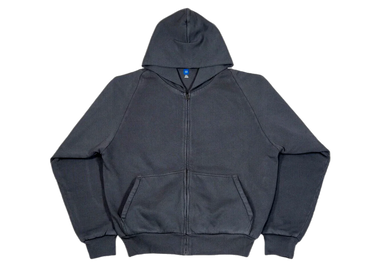 Yeezy x Gap Zip Up Exclusive Hoodie Poetic Black - yeezy-x-gap-zip-up-exclusive-hoodie-black - View 1 | Next Step