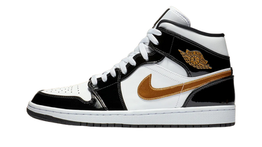 Air Jordan 1 Mid SE Gold Patent