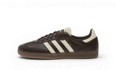 Adidas Samba OG Basketweave Tongue Aurora Coffee Off White